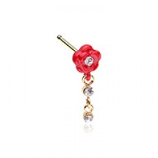 Gemma Cute Circle Round Crystal Belly Button Ring Stud – MyBodiArt