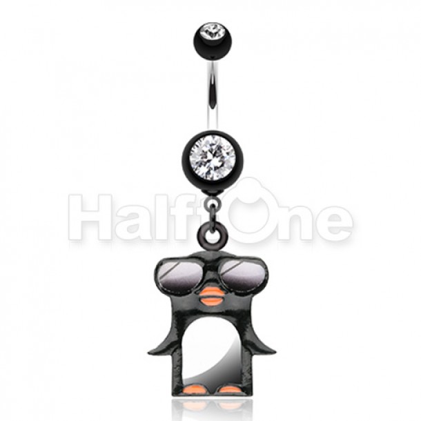 Penguin belly clearance button ring