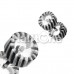 Pinwheel Stripe UV Acrylic Fake Plug 