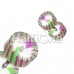 Pinwheel Stripe UV Acrylic Fake Plug 