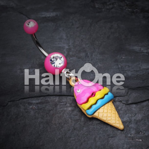 Triple Treats Ice Cream Belly Button Ring