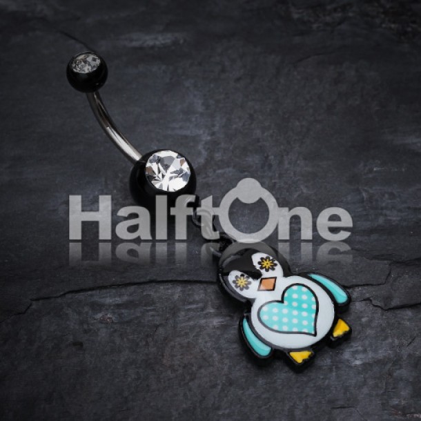 Penguin belly clearance button ring