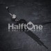 Blackline Heart Chain Tassel Belly Button Ring