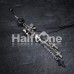 Bow-Tie Skull Cross Belly Button Ring