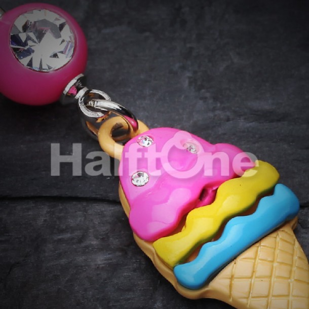 Triple Treats Ice Cream Belly Button Ring