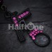 Blackline Handgun & Cuff Sparkle Belly Button Ring