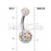 Classic Multi-Sprinkle Dot Belly Button Ring