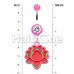 Bright Lotus Belly Button Ring