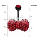 Blackline Multi Gem Bow-Tie Belly Button Ring